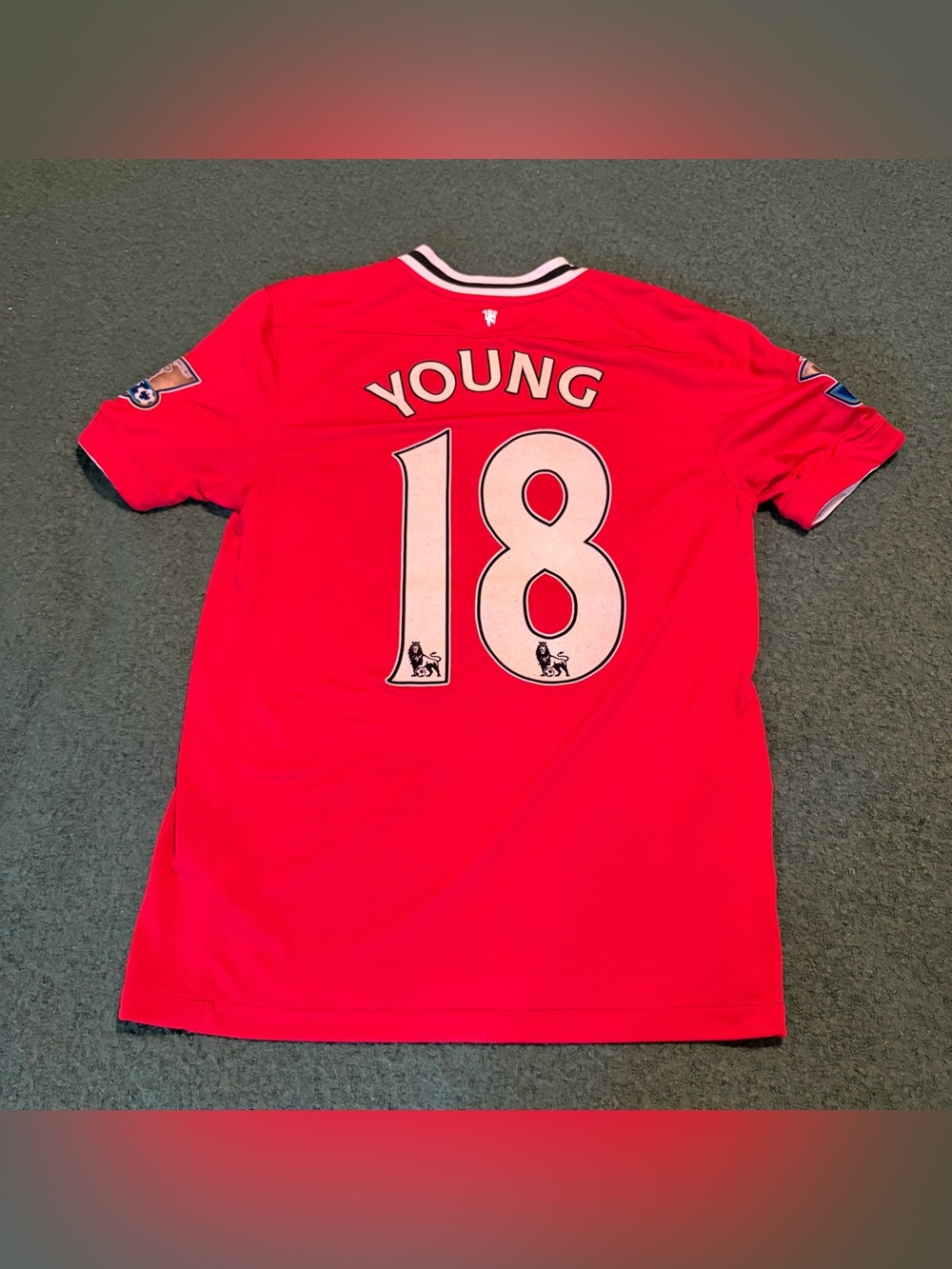 Ashley Young 11/12 Manchester United Home Shirt